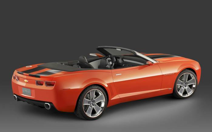 Широкоформатные обои Кабриолет Chevrolet Camaro Convertible, Кабриолет Шевроле Камаро Конвертебл (Chevrolet Camaro Convertible)