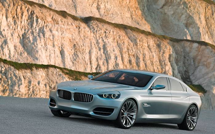 Широкоформатные обои Под углом BMW Concept CS, Вид под углом концепта БМВ (BMW Concept CS)