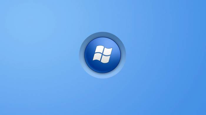 Широкоформатные обои Blue windows, Голубая бесконечность